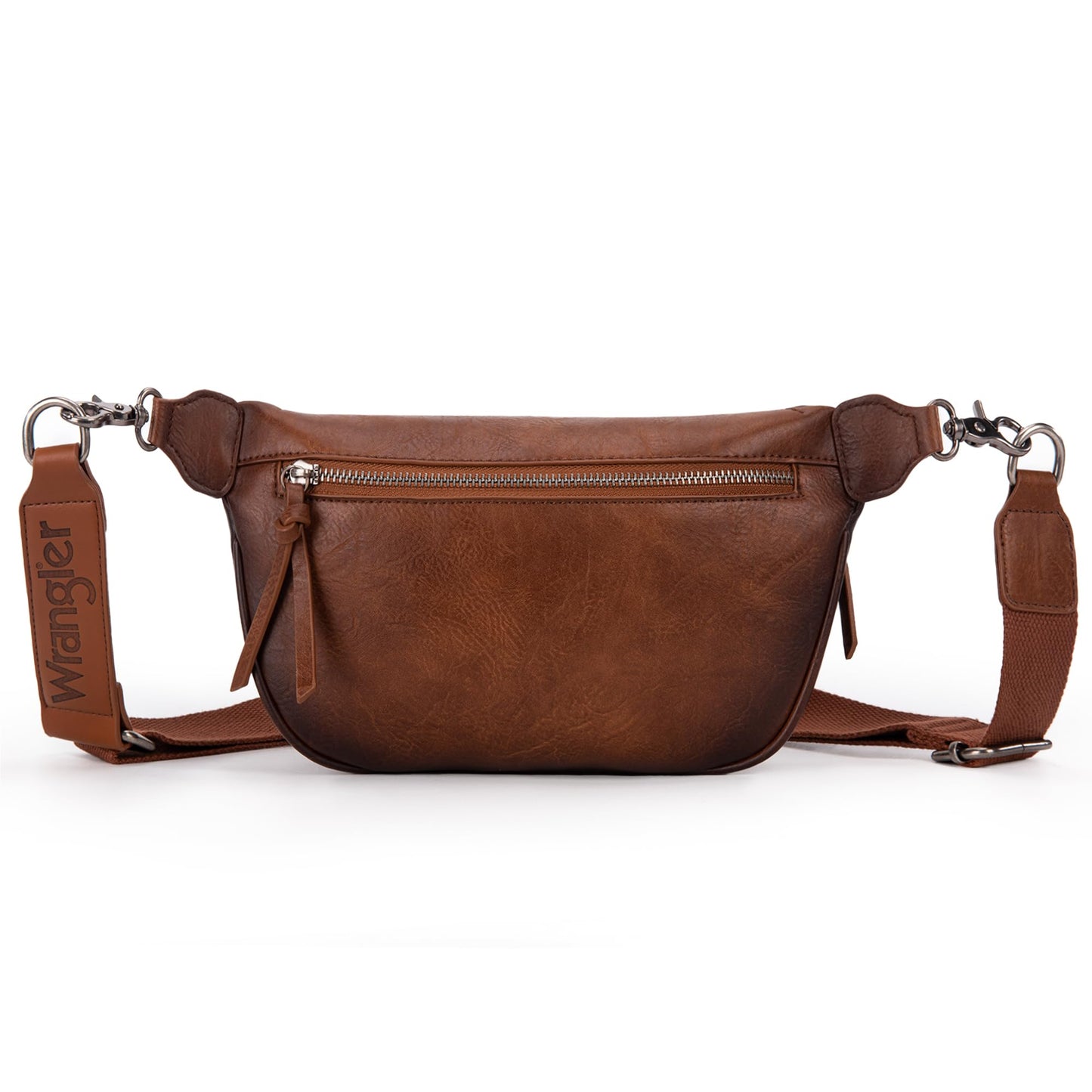 Wrangler Large Fanny Packs for Women Waist Bag Travel Belt Bags Crossbody Sling Purse WG82-A194BR