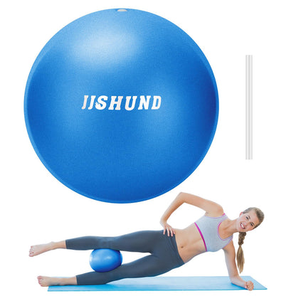 jjshund Pilates Ball, 9,8 Inch Small Exercise Mini Yoga Soft Workout Ball for Home Gym Yoga, Pilates, Core Training, Workout, Balance, Stability