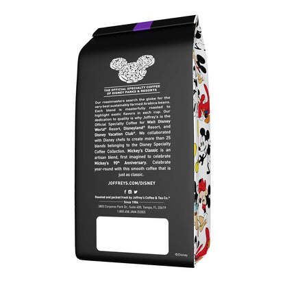 Joffrey's Mickey Mouse Classic Blend - Artisan Medium Roast Arabica Coffee, Smooth & Rich Flavor, Drip Brew, Kosher (Ground, 11 oz)