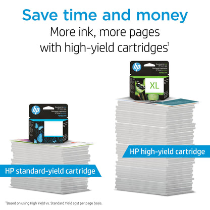 HP 62 Black/Tri-color Ink Cartridges for HP Printers (2-pack) | Works with Printer Series: ENVY 5540, 5640, 5660, 7640, OfficeJet 5740, 8040, OfficeJet Mobile 200, 250 | N9H64FN