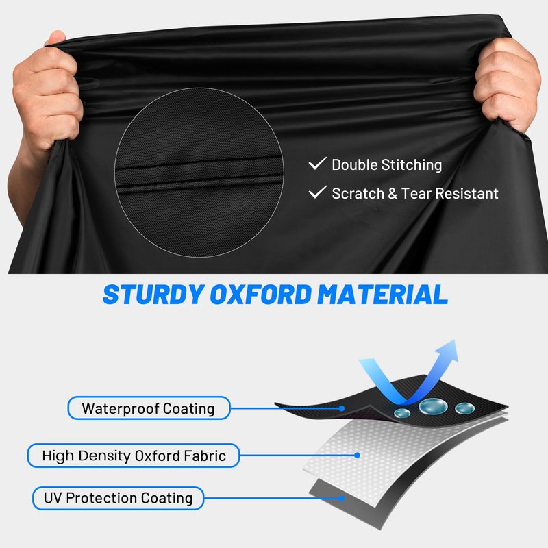 Favoto Bike Cover Waterproof Outdoor - Bicycle Covers for 1 or 2 Bikes Outside Storage Rain Dust Sun Wind Proof with Lock Hole Storage Bag for Ebike Mountain Road Electric Bike