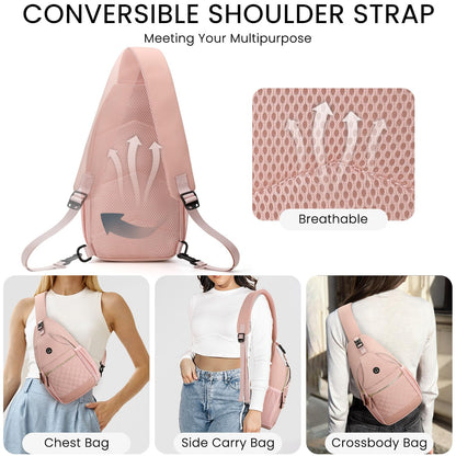 Small Crossbody Purses Bags for Women Men Travel, Chest Sling Bag Women Casual Cross Body Bag for Woman Sling Backpack