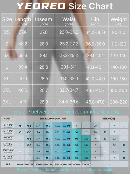 YEOREO CoreFlex Women Workout Flare Leggings with Pockets Scrunch Cargo Gym Yoga Leggings Light Gray XS