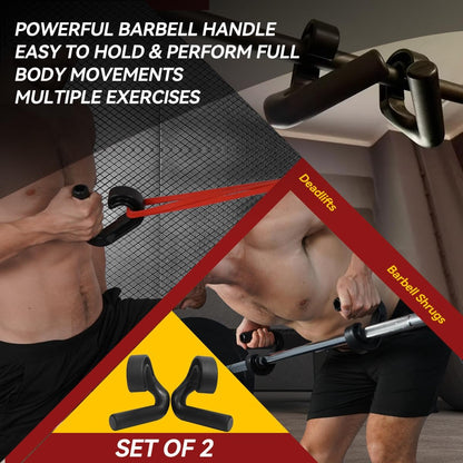 Neutral Grip Pull Up Handles 45° - Angles 90 Grips for Relieve Wrist Stress - Non-Slip Pull Up Grips - for Pull-Ups Deadlifts - Fits Pull Up Bar Grips & Barbells Home Gym Enthusiasts (45°)