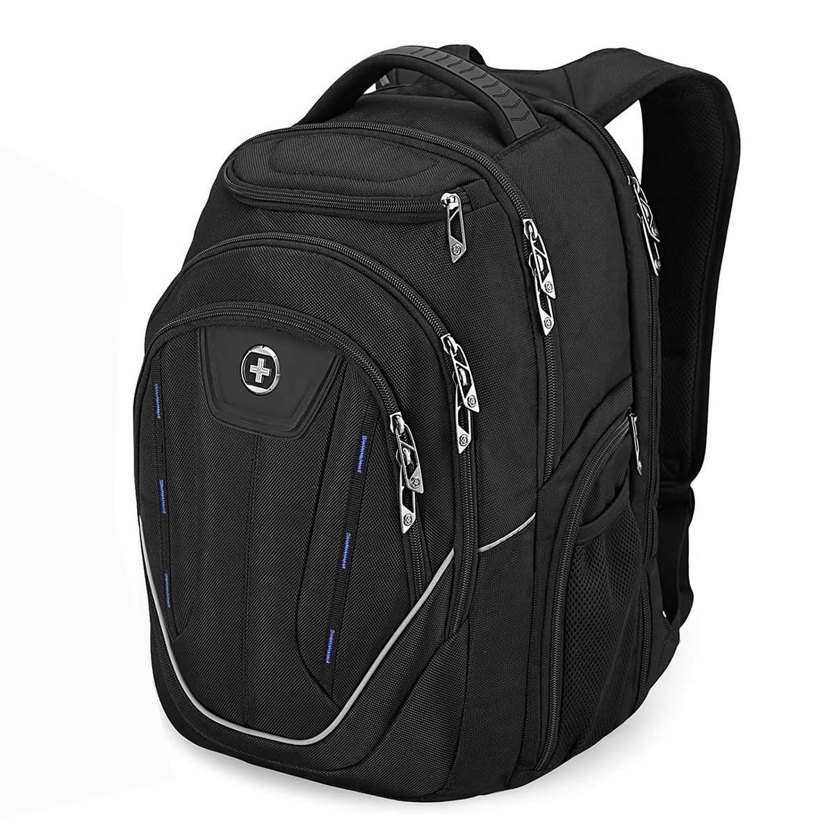 Swissdigital Design TSA Business Laptop Backpack For Men,Travel Backpack With USB Charging Port,College Tech Backpacks With RFID Pockets Presents For Men Fits 15.6 Inch Computer | TERABYTE