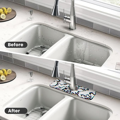 Faucet Draining Mat For Kitchen Sink