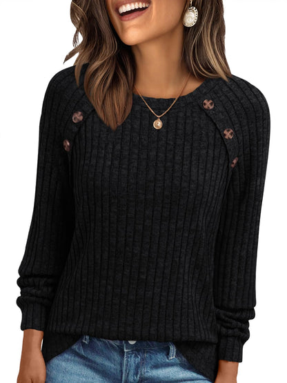 AUTOMET Womens Long Sleeve Tshirts Business Casual Tunic Work Tops Fashion Cute Sweaters Fall Outfits 2025 Dressy Blouse