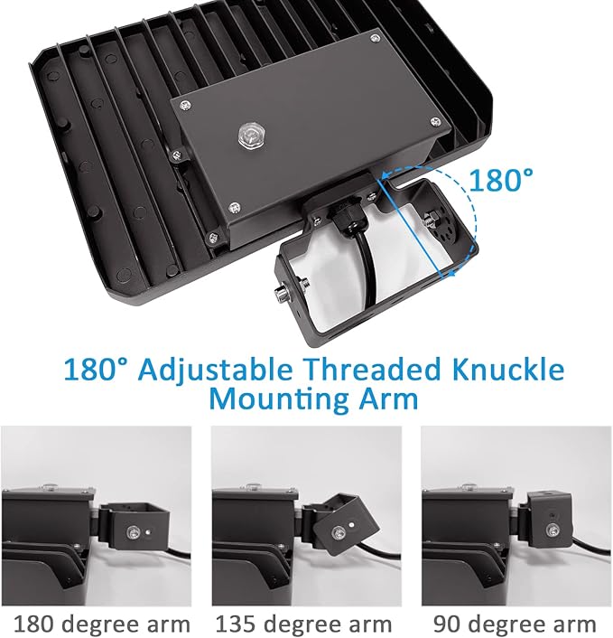 150W LED Outdoor LED Flood Light, 21000LM 1500W Equivalent, AC100-277V 5000K Daylight IP65 Waterproof Outdoor Sercurity Light for Landscape/Parking Lot