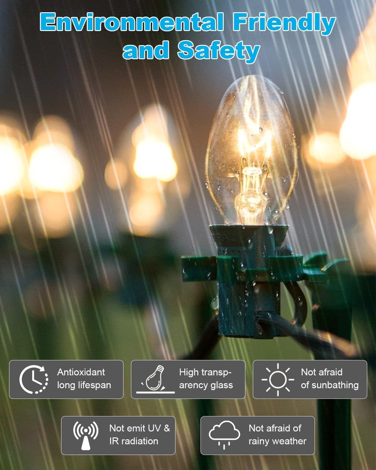 Night Light Bulb Warm White Replacement Bulbs - E12 Light Bulbs - 7Watt Incandescent Light Bulbs - 15 Packs, Warm White Glow - Dimmable (Night Light Bulbs 7 Watt)