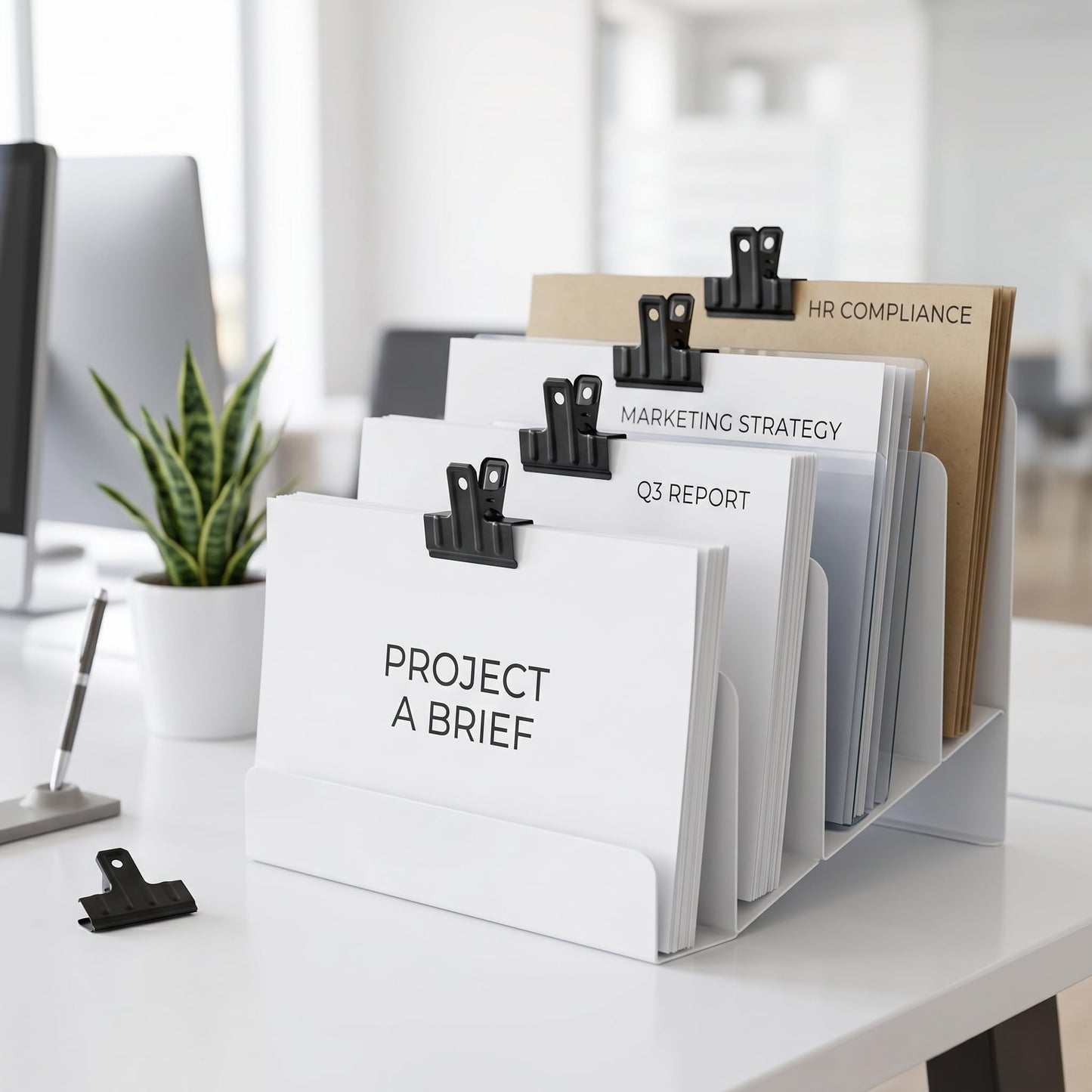 Coideal Black Metal Bulldog Clips 3 Inch – 10 Pack Large Binder Paper Clamps for Office Files, Kitchen Food Bag Sealing, Art Canvas, Drawing Board, Home Organization