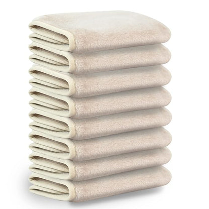 Nugilla Makeup Remover Cloths, 8 Packs Makeup Remover Towels Reusable Face Wash