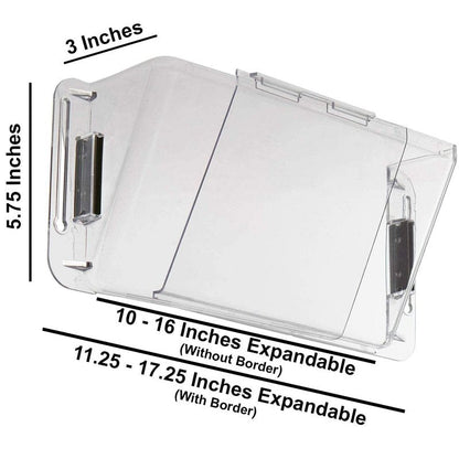 Home Intuition - Adjustable Magnetic Air Vent Deflector for Sidewall, AC, Ceiling and Vent Registers - Non-Melting, 10lb Pull Force - Fits 10-14 Inch (1 Pack)