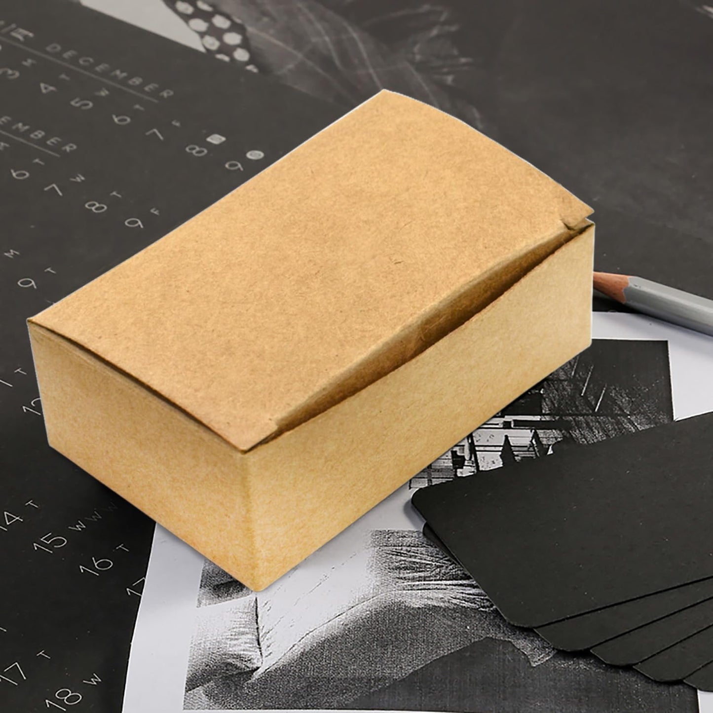 VANRA 300 Small Blank Cards 3.5x2 inches Color Cardstock Study Flash Cards Index Cards, Unruled with Rounded Corners (Black, 300/Pack)