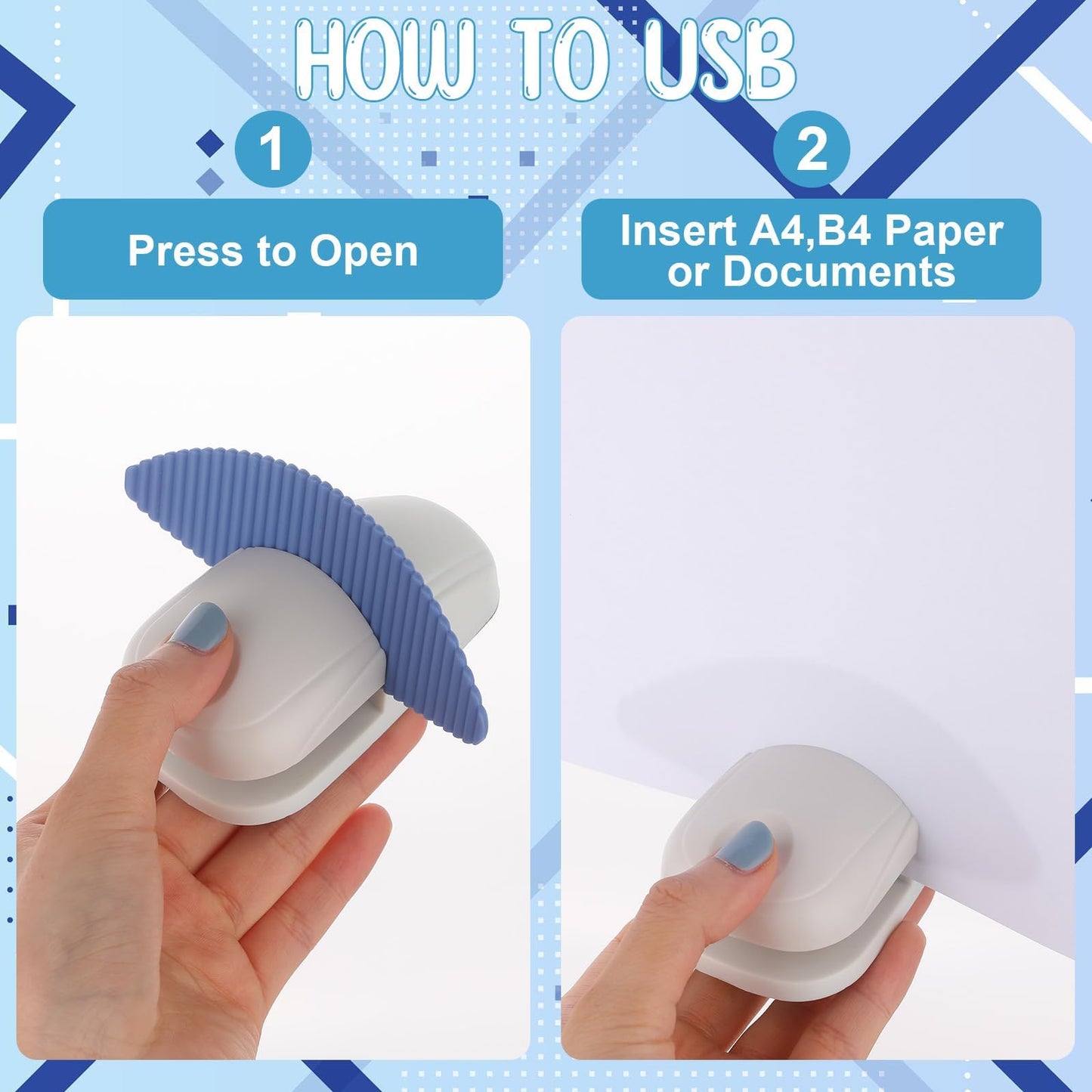 4pcs Paper Holder Stand for Typing with Mat Non-Slip Document Holder Desktop Folder Portable Clipboard Stand Copy Stand Clamp for A4 Paper Office Typing Reading Office Supplies Monitor for Desk