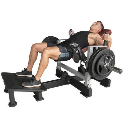 Signature Fitness Glute Bridge Plate-Loaded Hip Thrust Machine for Butt Shaping and Building Glute Muscles