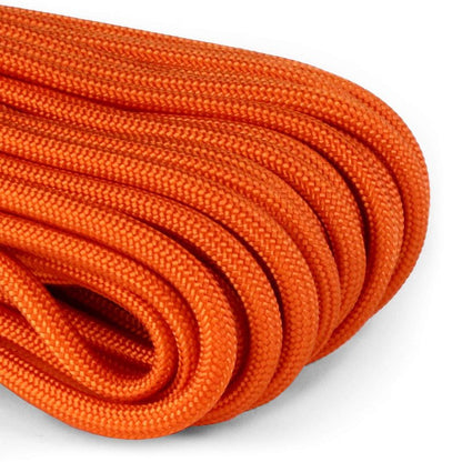 Atwood Rope MFG 550 Paracord 100 Feet 7-Strand Core Nylon Parachute Cord Outside Survival Gear Made in USA | Lanyards, Bracelets, Handle Wraps, Keychain (Burnt Orange)