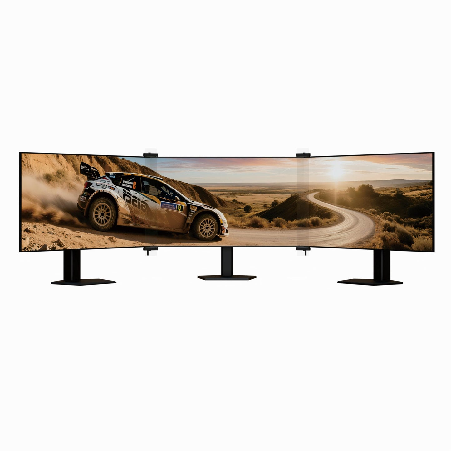 ZGRG Bezel Free Kit for 23"-33" monitor; Triple monitor Bezel Free Kit; ultrawide monitor kit (a pair of standard Version)