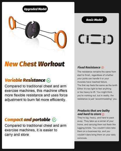 Tension Flywheel Twister Arm Trainer, Effective & Fun Upgraded Flybird Chest and Arm Twister, Portable Home Fitness Gear for Chest & Arm Muscle Intensive Workout Training