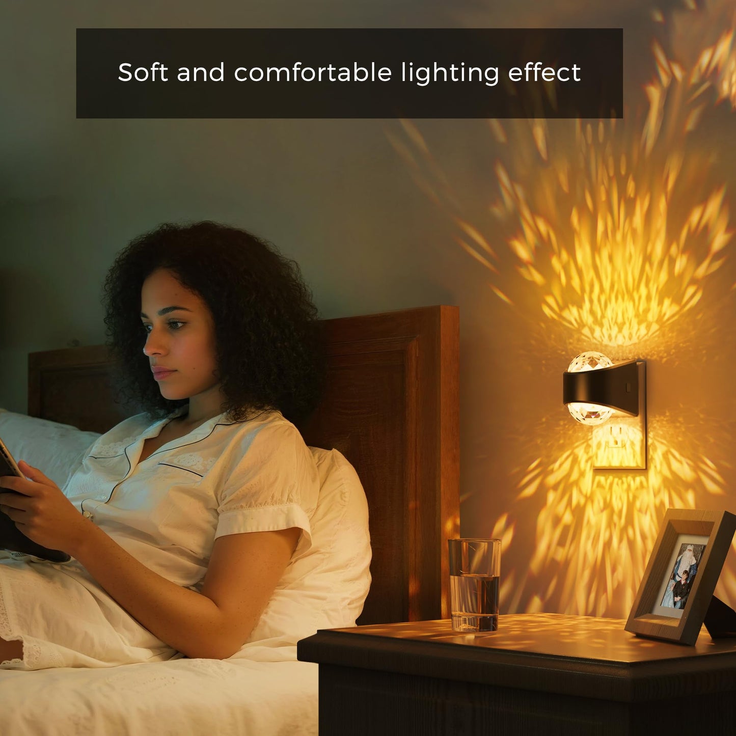 L LOHAS LED Night Lights Plug into Wall, Projector Night Light with Dusk to Dawn Sensor,1600K/3000K/5000K Adjustable, Nightlight for Kids Hallway Christmas Gift