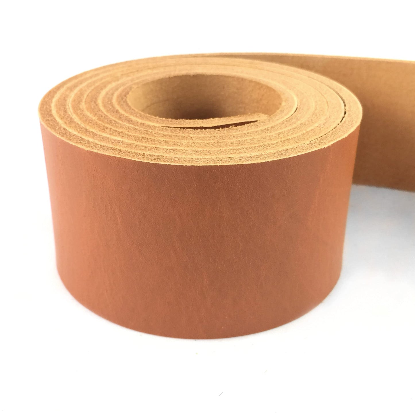 Sepici Tan Premium Leather Belt Blank 8/9 oz – Full Grain Veg Tan Cowhide Strap for Belt Making & Leather Crafts, Heavy Weight Vegetable Tanned Leather Strip, 1" x 70"