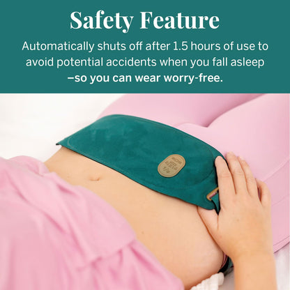 Pixie Period Heating Pad for Cramps - Thinnest Wearable Heating Pad - Unnoticeable Under Clothes - Best Portable Pain Relief Belt Device with Heat On The Market - Hours of Menstrual Pain Relief