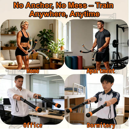Bneajix Adjustable Ropeless Battle Ropes for Home Gym for Men & Women