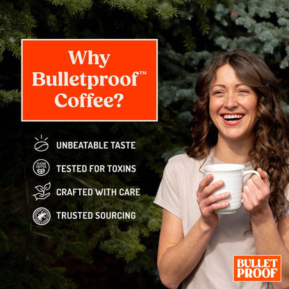 Bulletproof French Kick Dark Roast Whole Bean Coffee, 12 Ounces, Clean Coffee Tested for Toxins, Packaging May Vary