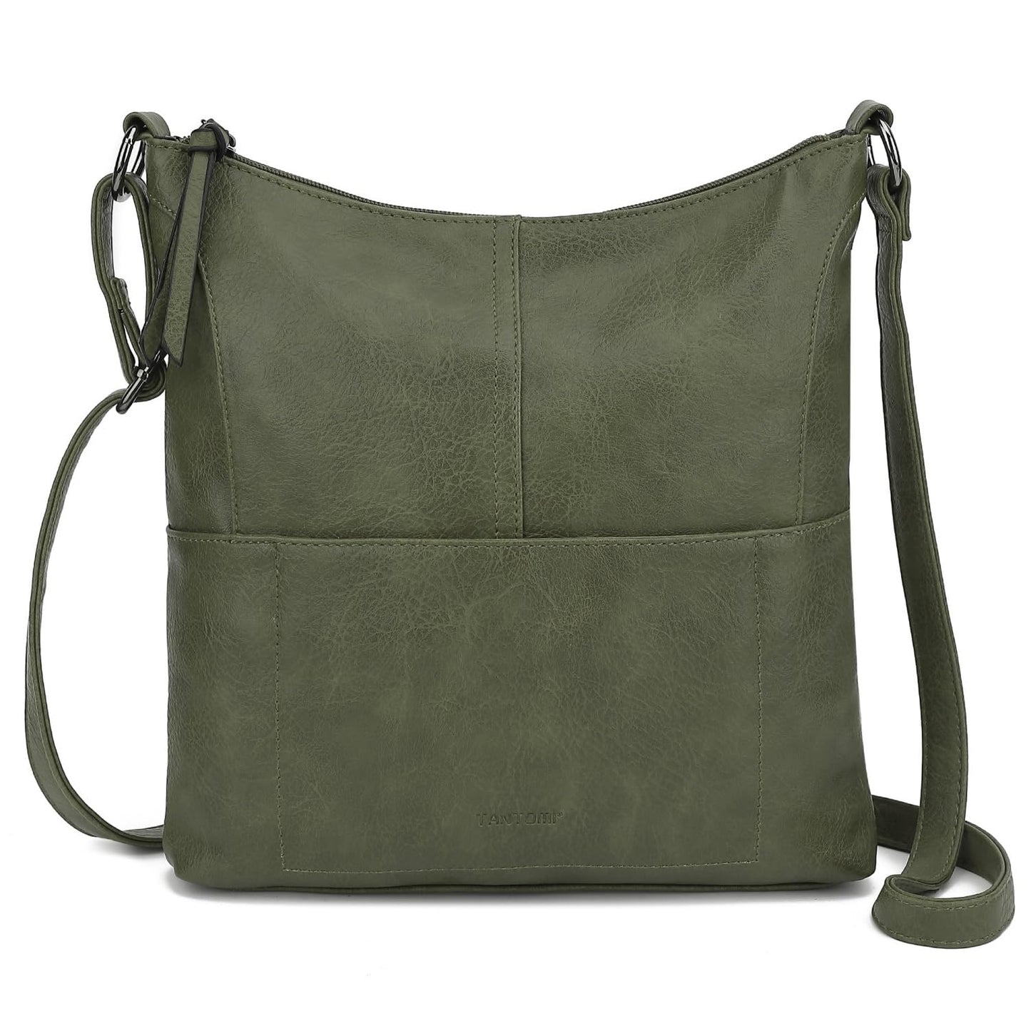 TANTOMI Crossbody Bags Handbags for Women Vegan Leather Purse and Shoulder Bag with Adjustable Shoulder Strap