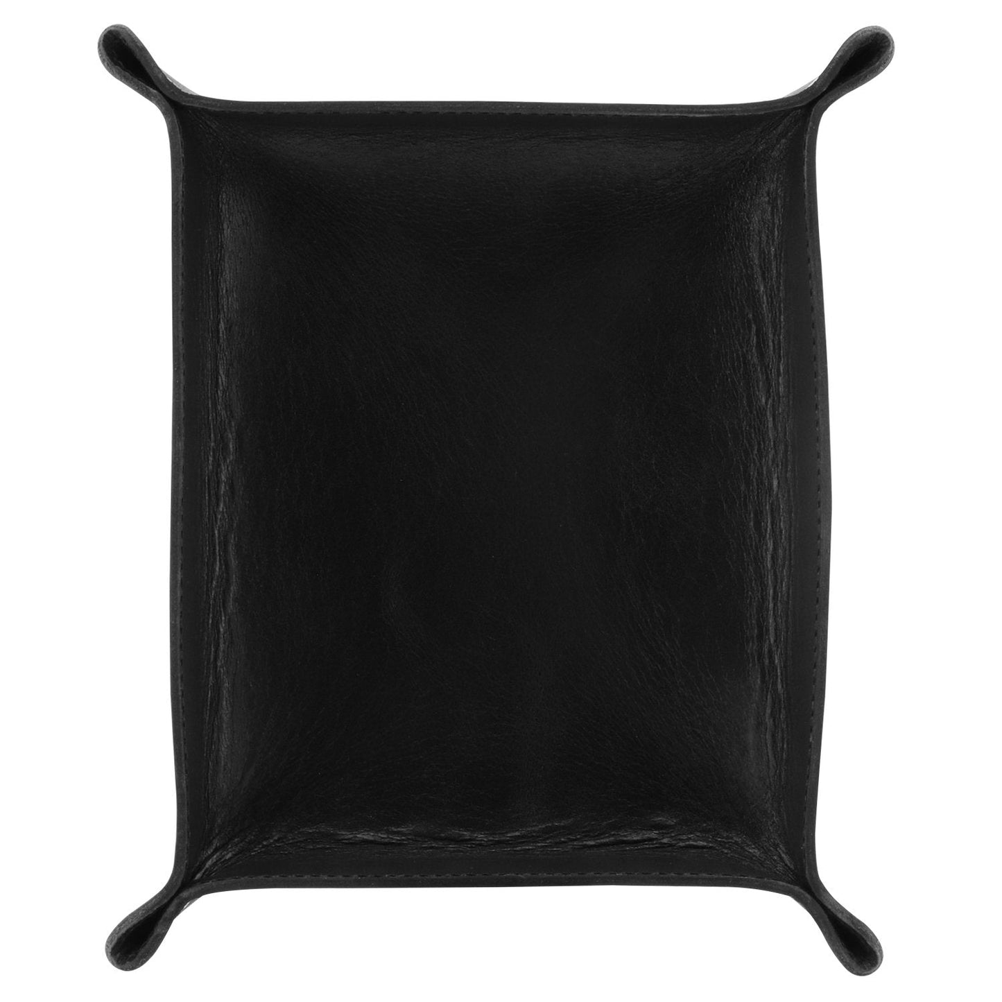 Londo Genuine Leather Tray Organizer - Practical Lightweight Water Resistant Computer Table Desk Storage Box for Wallets, Watches, Keys, Coins, Cell Phones and Office Equipment