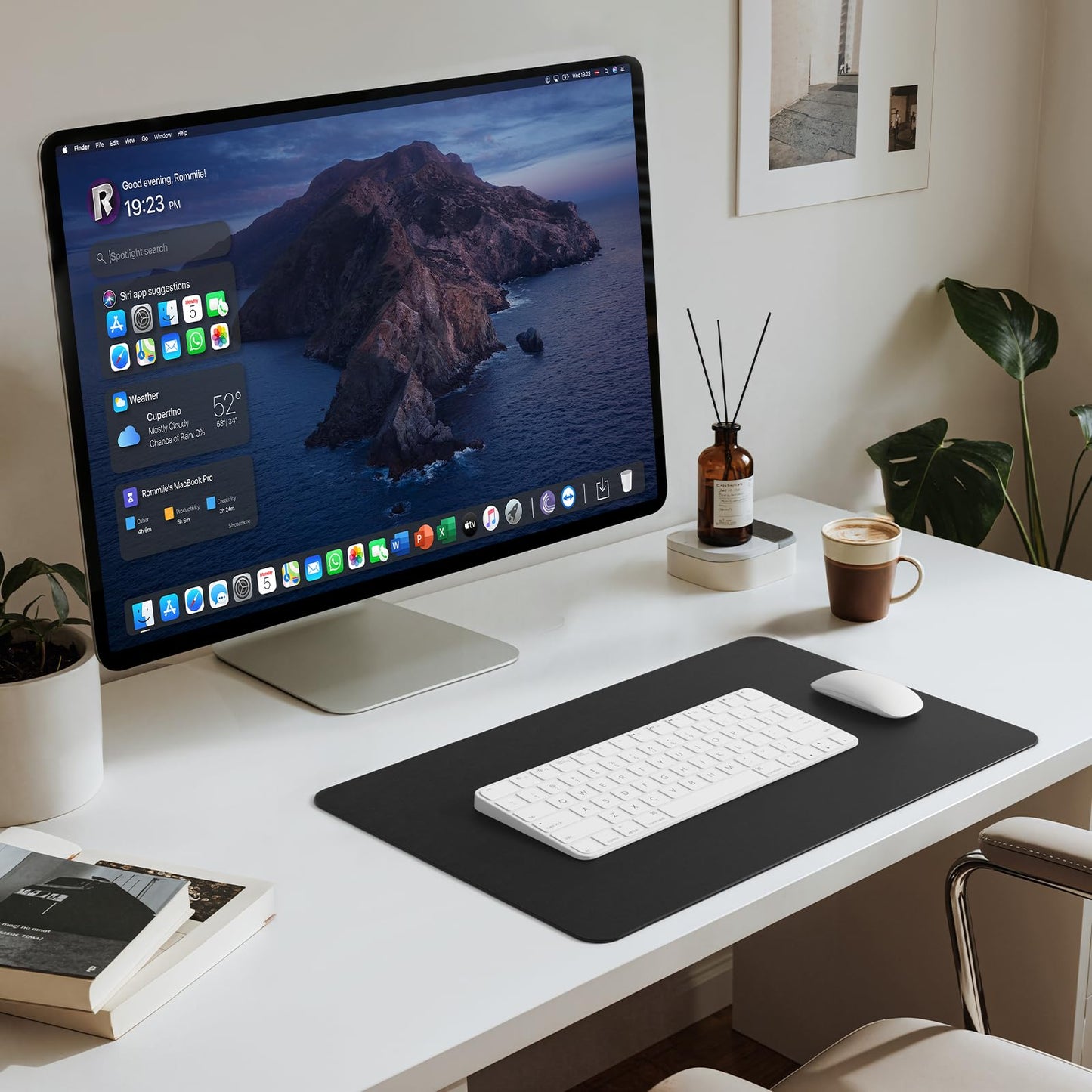 Jotsome Leather Desk Pad Mat, Non-Slip Desk Blotter Pad - Desk Protector for Office, Home, Lap Desk, Laptop, and Desktop