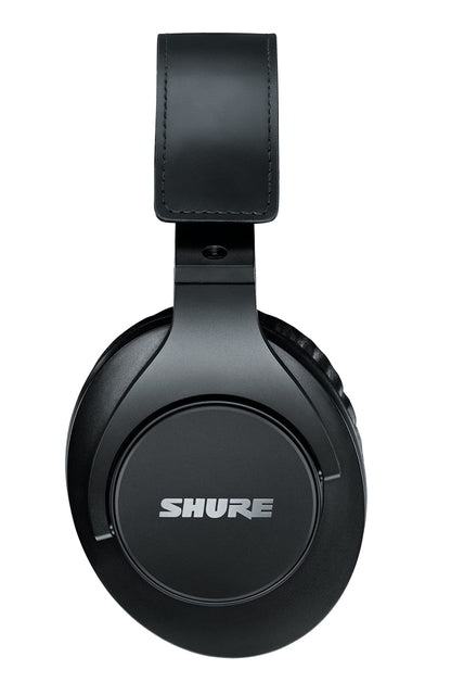 Shure SRH440A Professional Over-Ear Wired Studio Headphones – Monitoring & Recording Headphones with Enhanced Frequency Response, Adjustable & Collapsible Design, Works with All Audio Devices, Black