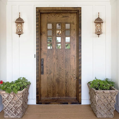 Outdoor Wall Lights Waterproof Outside Porch Light Water Glass Exterior Wall Sconces for Garage Porch Doorway