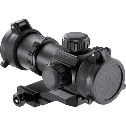 Barska 1x30mm Red Dot Sight – 3.5 MOA, Adjustable Brightness, for Handguns, Rimfire Rifles, Shotguns, Crossbows, with Weaver Mount & Multi-Coated Optics