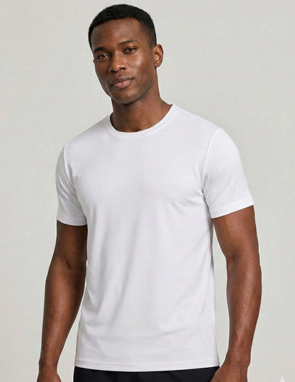 5 Pack Men’s Active Quick Dry Crew Neck T Shirts | Athletic Running Gym Workout Short Sleeve Tee Tops Bulk (Set 6, 5X-Large)