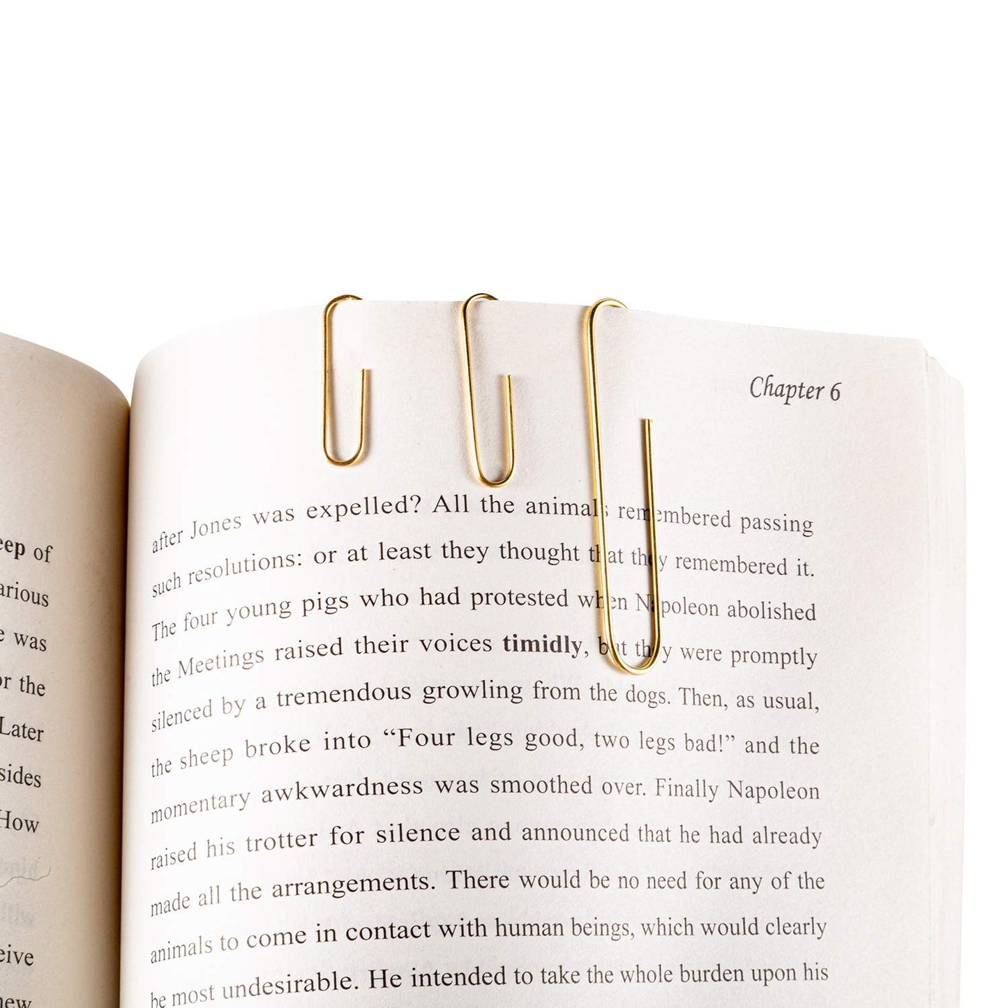 Deoot 600 Paper Clips,Office Gold Paper Clips Assorted Sizes(Small,Medium and Jumbo) 28 mm,33mm,50 mm