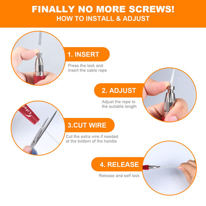 Jump Rope, High Speed Weighted Jump Rope - Premium Quality Tangle-Free - Self-Locking Screw-Free Design - Jump Ropes for Fitness - Skipping Rope for Workout Fitness, Crossfit & Home Exercises