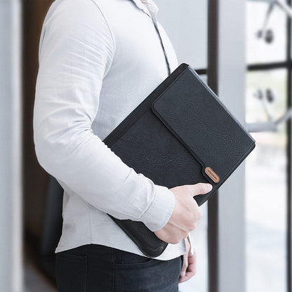 Nillkin Laptop Sleeve PU Leather for Razer 15" 15.6 Inch Acer Aspire 5, for HP Notebook 2020 Dell 15.6 Asus VivoBook 15 for Lenovo Samsung Laptop Chromebook, Notebook Bag Case Snag-Free Velcro…