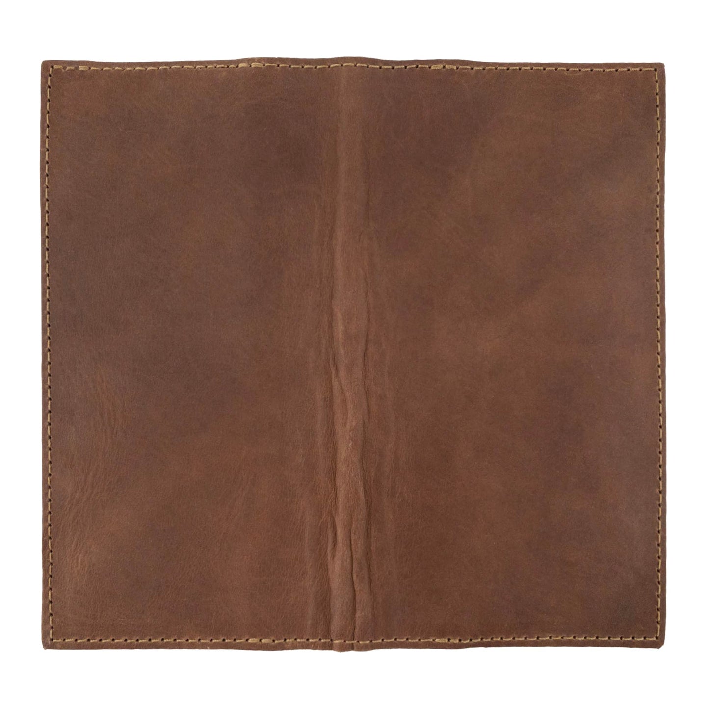 Hide & Drink, Checkbook Cover, Minimalist Organizer for Personal or Business Finances, Bill Holder, Full Grain Leather, Handmade, Single Malt Mahogany