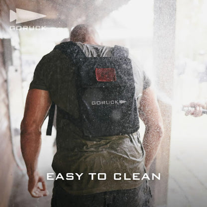 GORUCK Ruck Plate Carrier 3.0 - Streamlined Weighted Rucking Backpack w/Ergonomic Back Support & Extra Padded Straps - Compatible Ruck Plates, Black