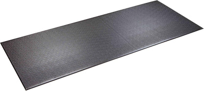 SuperMats Heavy Duty Equipment Mat 12GS, Made in USA, Large Treadmill & Exercise Equipment Floor Protector, Non-Slip Vinyl Composite, Vibration Dampening, Easy Clean, 36 in x 90 in, Black