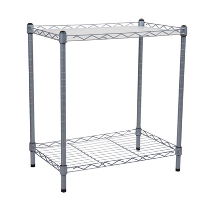 Mind Reader Microwave Shelf, Storage Shelves, Countertop Organizer, Kitchen Rack, Metal, 22.75" L x 13.25" W x 21.25" H, Silver