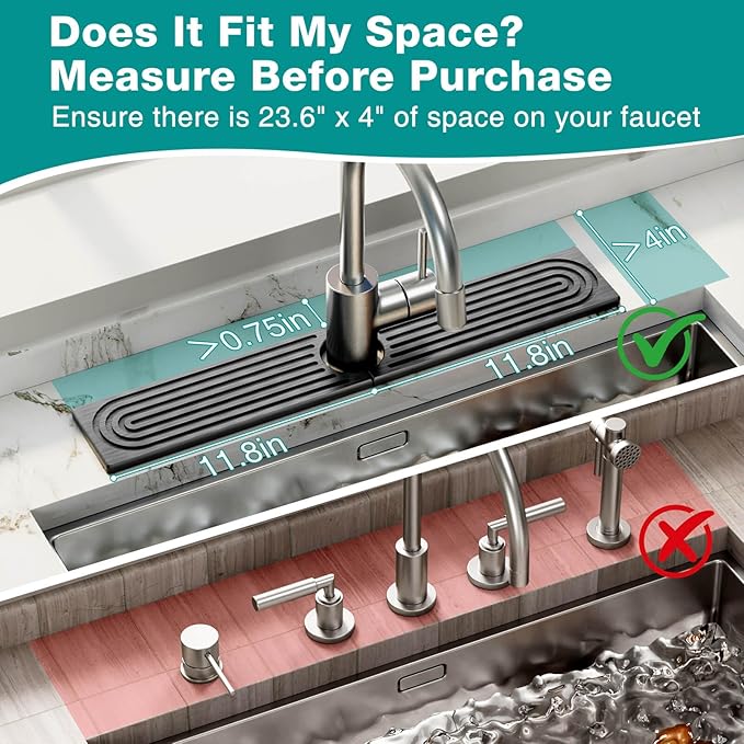 DK177 Faucet Mat for Kitchen Sink