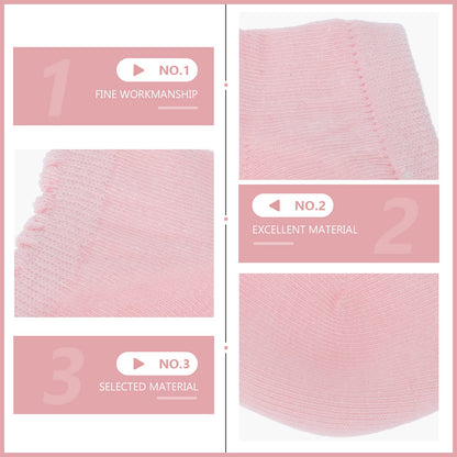FOMIYES 2 Pairs Elbow Gel Covers Moisturizing Exfoliating Sleeves for Dry Cracked Skin, Stretchable and Breathable Elbow Protection