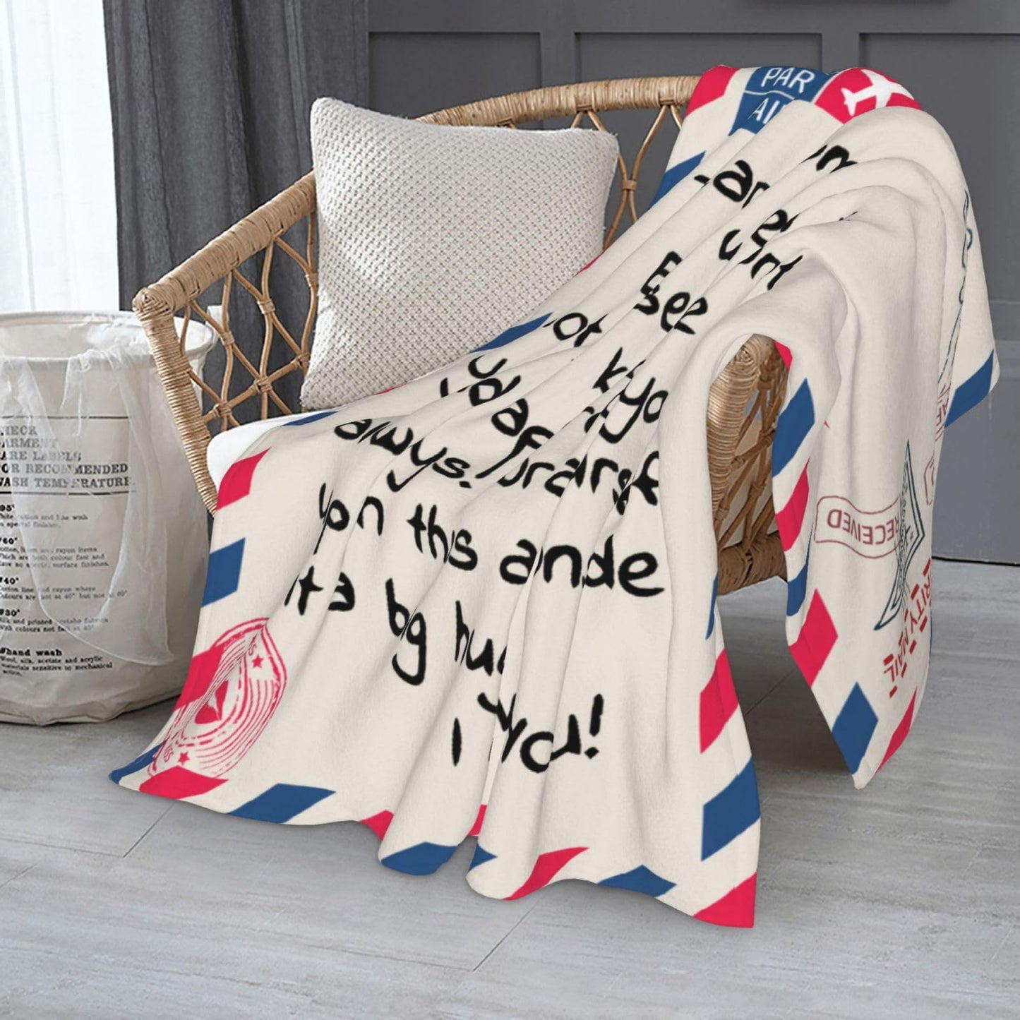 Mom Blankets Gift Birthday for Mom from Daughter Son, Dear Mom Throw Blanket for Anniversary, Mother's Day, Super Soft Flannel Throw Blankets for Christmas Valentines Day for Bed Couch (50x60)
