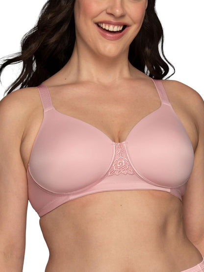 Vanity Fair Womens Full Figure Beauty Back Smoothing Bra, 4 Way Stretch Fabric, Lightly Lined Cups Up to H