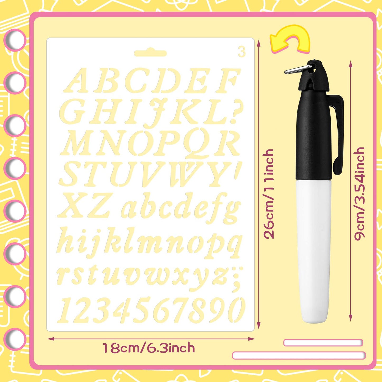 Sinmoe Teacher Appreciation Gift Name DIY Wooden Desk Pencil Shape Holder Teacher Name Desktop Pen Organizer for Back to School Graduation End of Year Thank You Gifts School Office Home Desk Sign