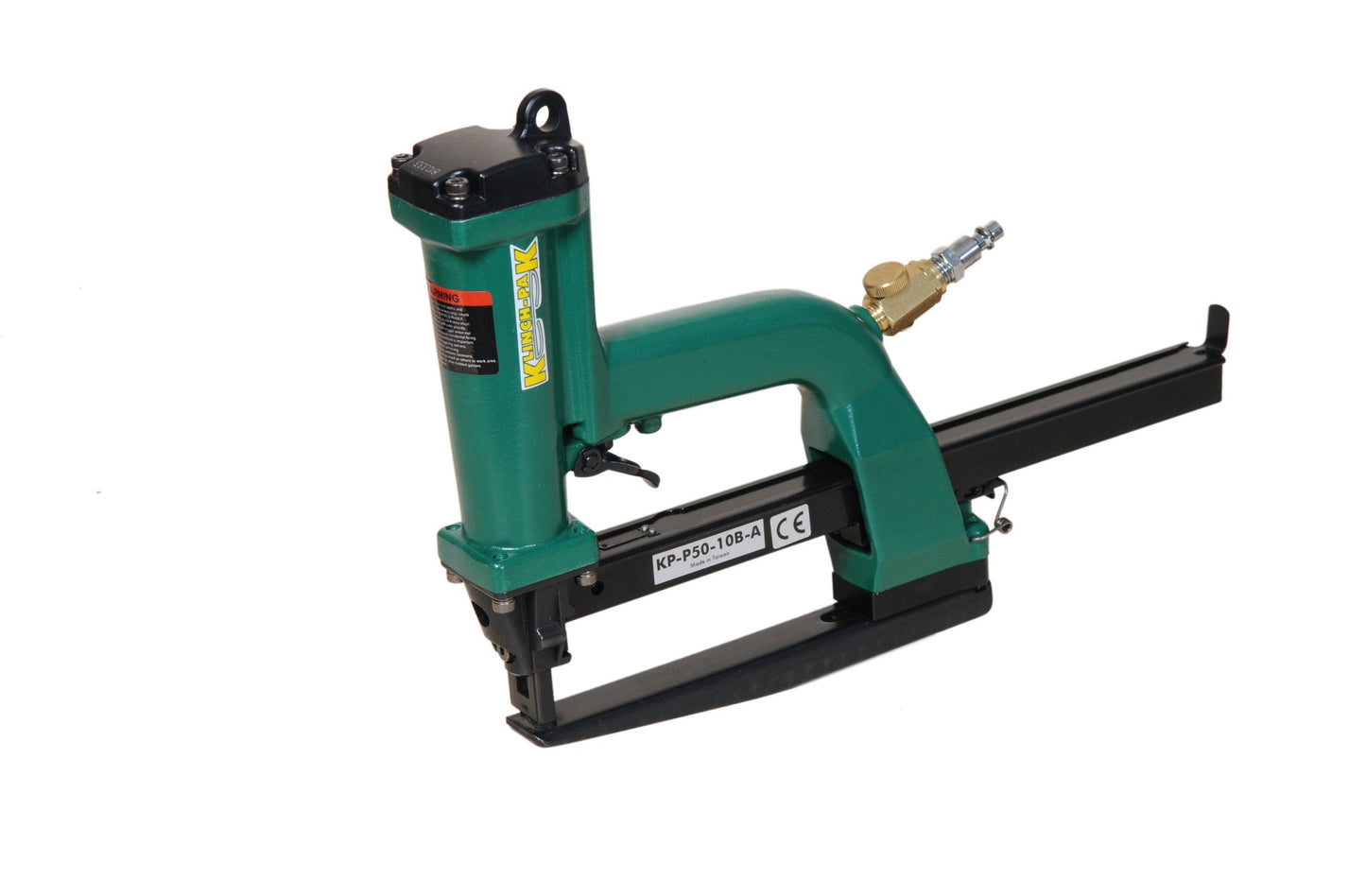 Klinch-Pak KP-P50-779 Pneumatic 1/2-Inch Crown Plier Stapler for 779 Series Staples Accepts 5/16" - 5/8" Length Staples, Ideal for Trays, Lids, End Caps, Header, Bags, Container Inserts and Bedding
