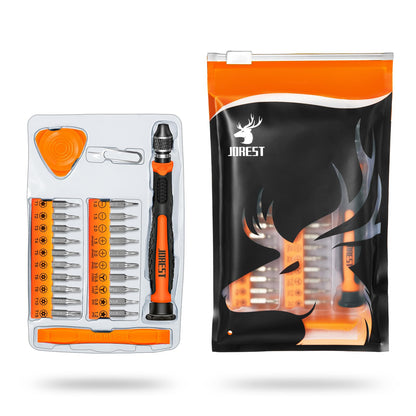 JOREST 40Pcs Small Precision Screwdriver Set with Torx Triwing Phillips, Mini Repair Tool Kit for Macbook, Computer, Laptop, PC, iPhone, PS5, Xbox, Switch, Glasses, Watch, Ring Doorbell, Electronics