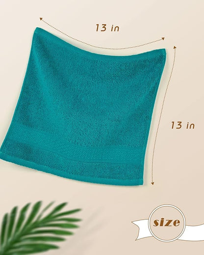 Cleanbear Wash Cloths Turquoise Washcloths
