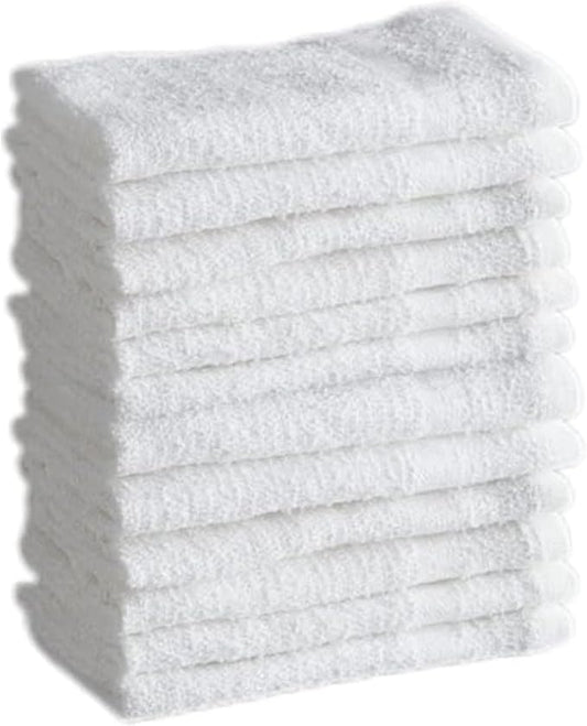 100% Cotton Washcloth Set – Soft, Absorbent Face Towels